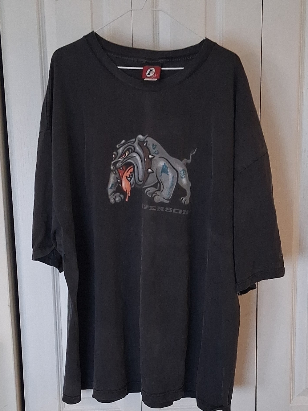 Iverson I3 Reebok Limited Edition Bulldog Vintage Tee 2x Or 3x